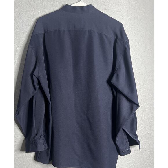 Jackie Vital Formal 2 Piece‎ Set 36 Dress Pants Size L Band Neck Hidden Buttons - Picture 4 of 16